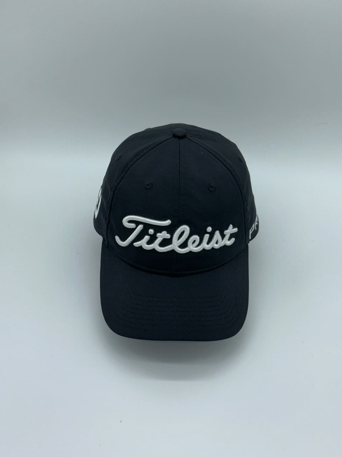 [F] 타이틀리스 로고 골프 블랙 볼캡 모자 상품이미지1