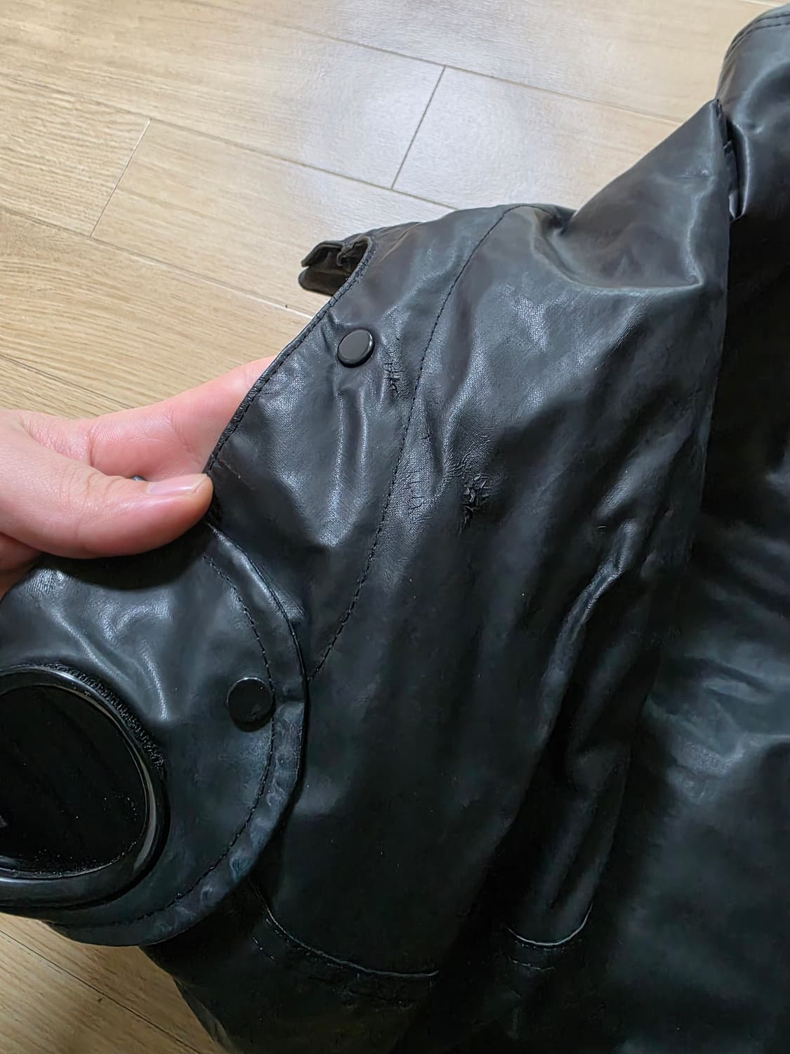 cp컴퍼니 오일스킨 고글자켓 M 상품이미지10