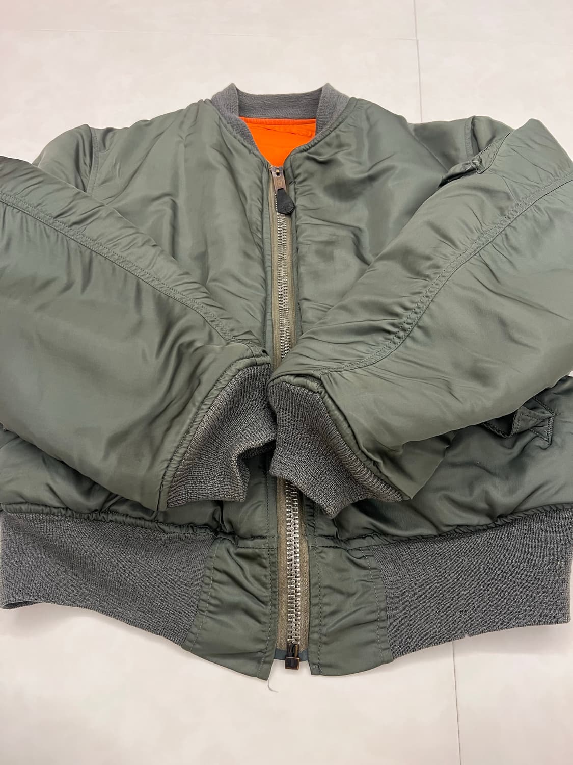 70s 오리지널 ma-1 자켓 M사이즈 판매합니다 상품이미지3