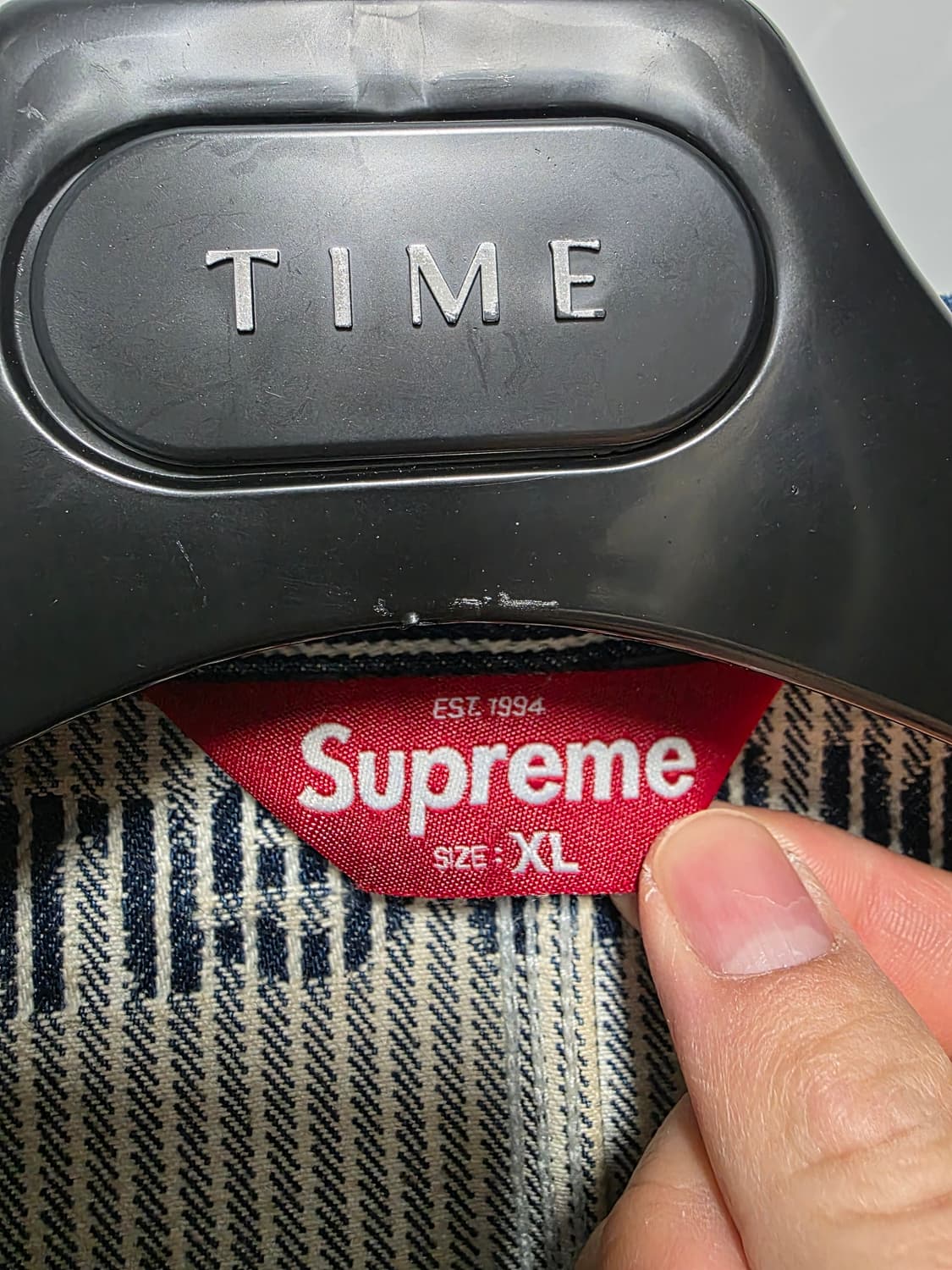 슈프림 데님 초어 트러커 자켓 스트라이프 상품이미지2