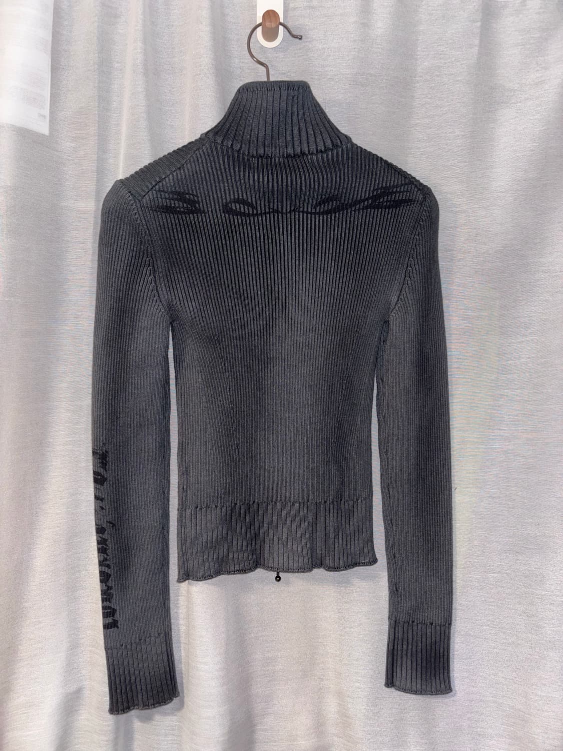 로딩룸 DIRTY NOTE KNIT ZIP 상품이미지2