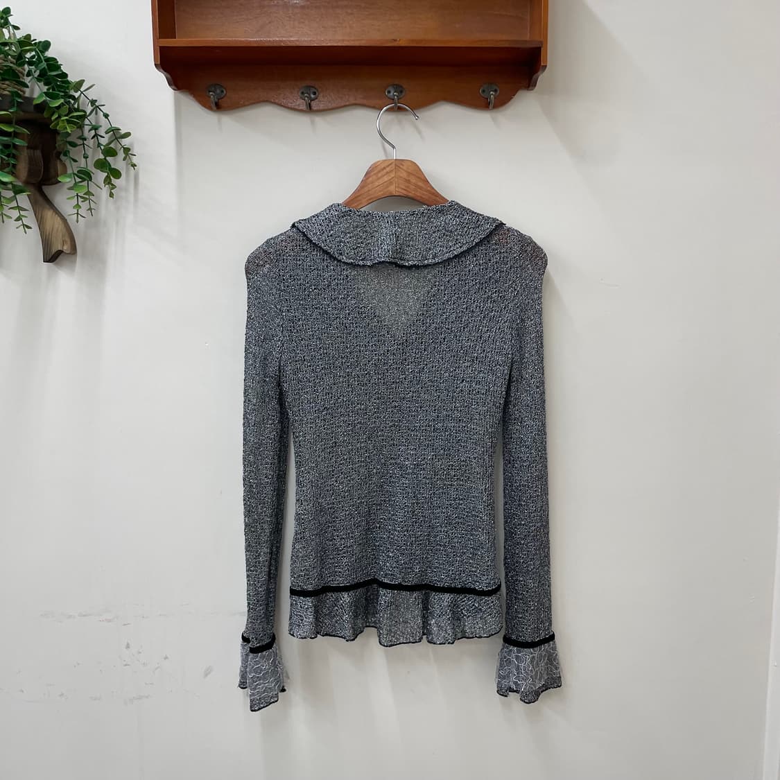 빈티지 러플 가디건 상품이미지2