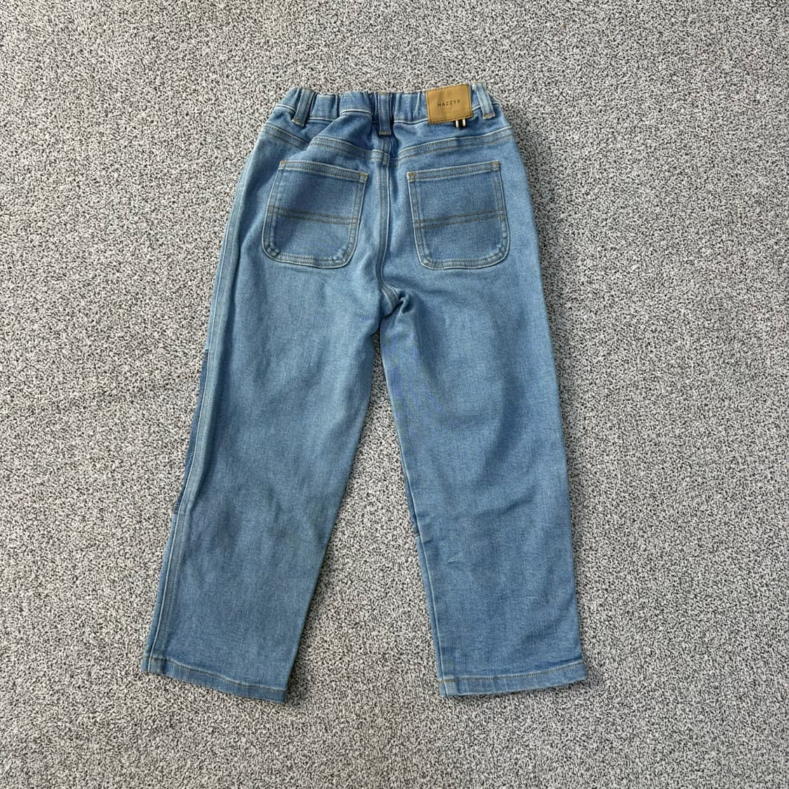 130(9Y) 헤지스 키즈 밴딩 청바지 0325J 상품이미지3