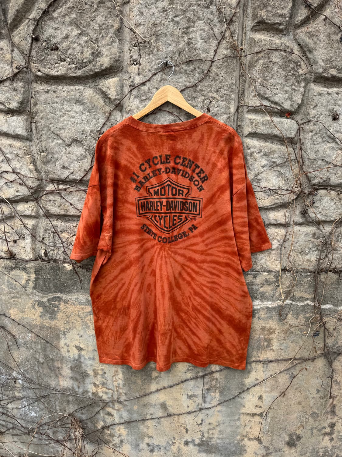 00s 할리데이비슨 빈티지 2005 나염 프린팅 반팔 티셔츠 빅사이즈 상품이미지2