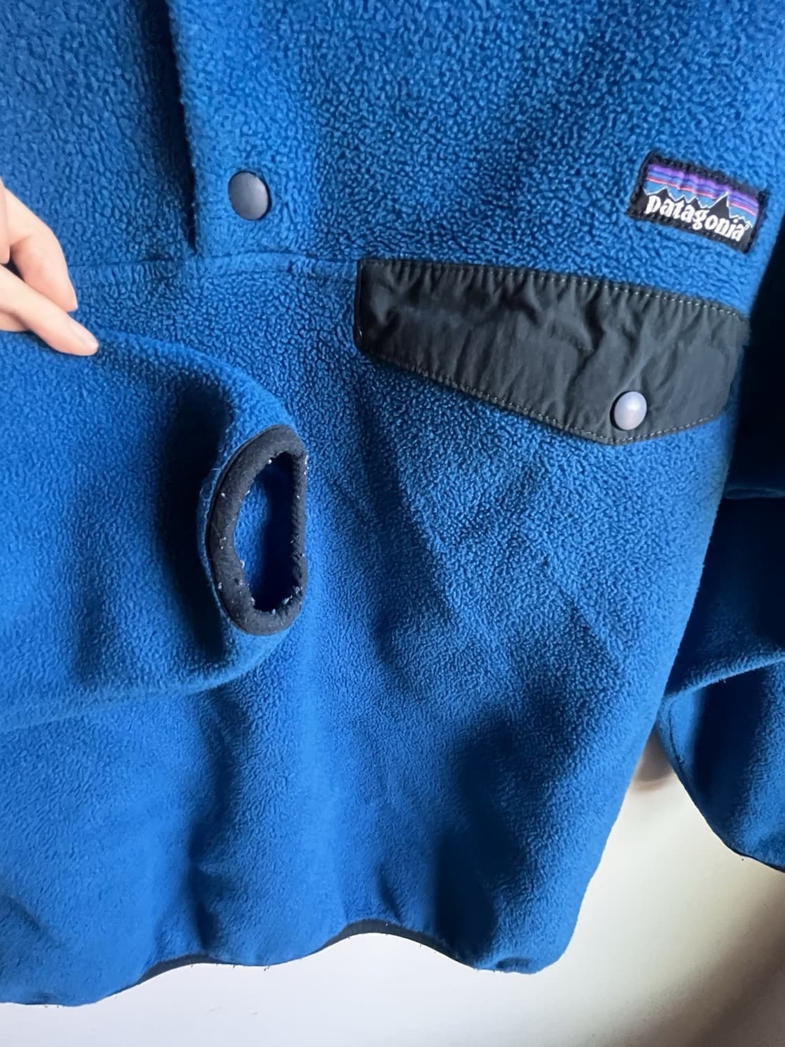 00s 파타고니아 신칠라 스냅-T 블루/블랙 상품이미지6