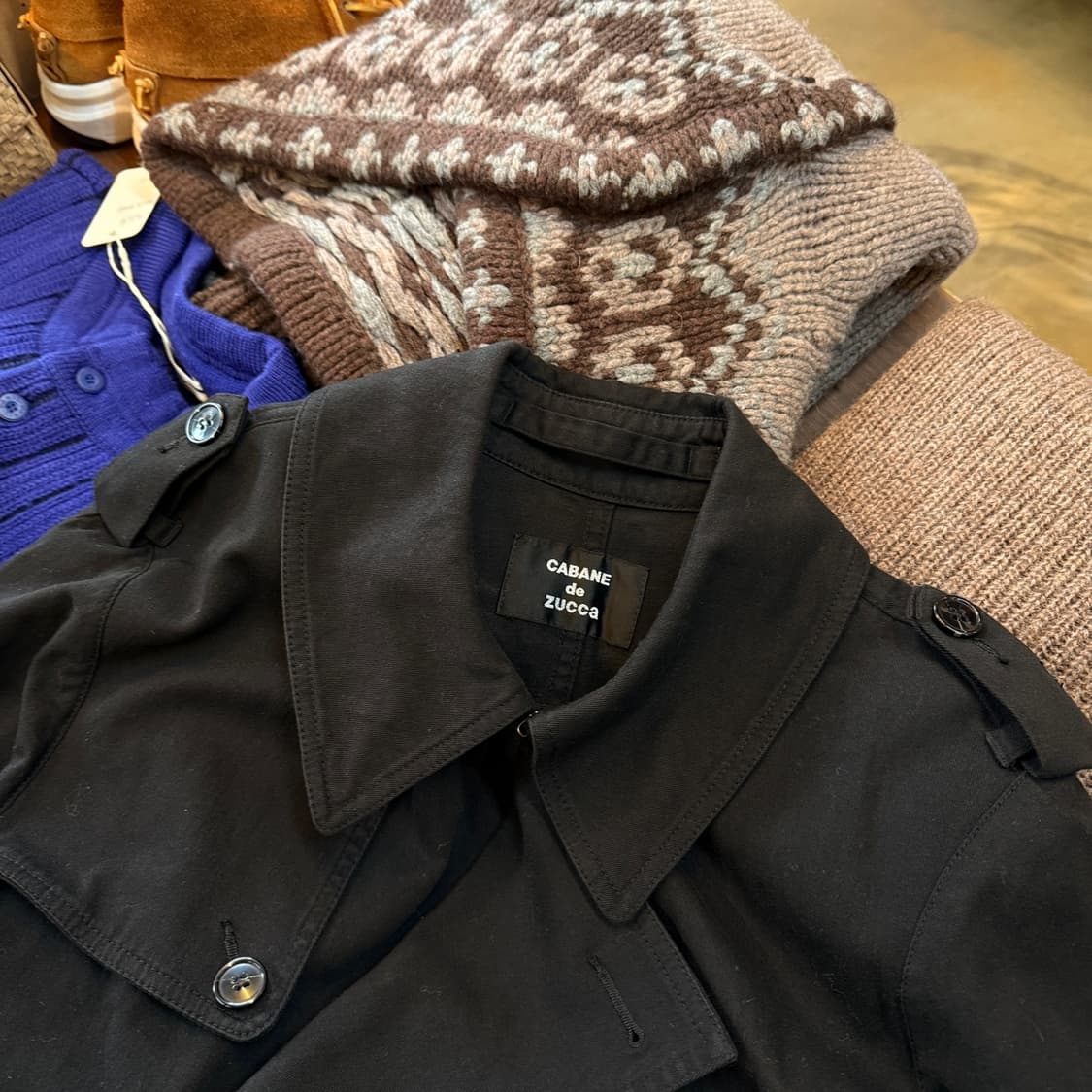 카반드 주카 더블 브레스트 자켓 견장 MADE IN JAPA 상품이미지5