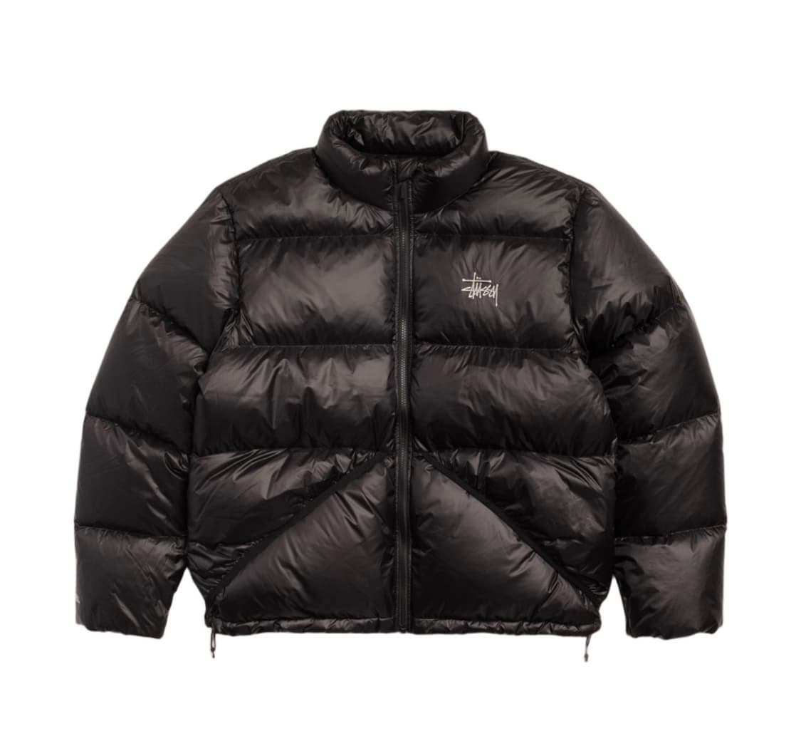 스투시 다운 자켓 블랙 스몰 사이즈 상품이미지1