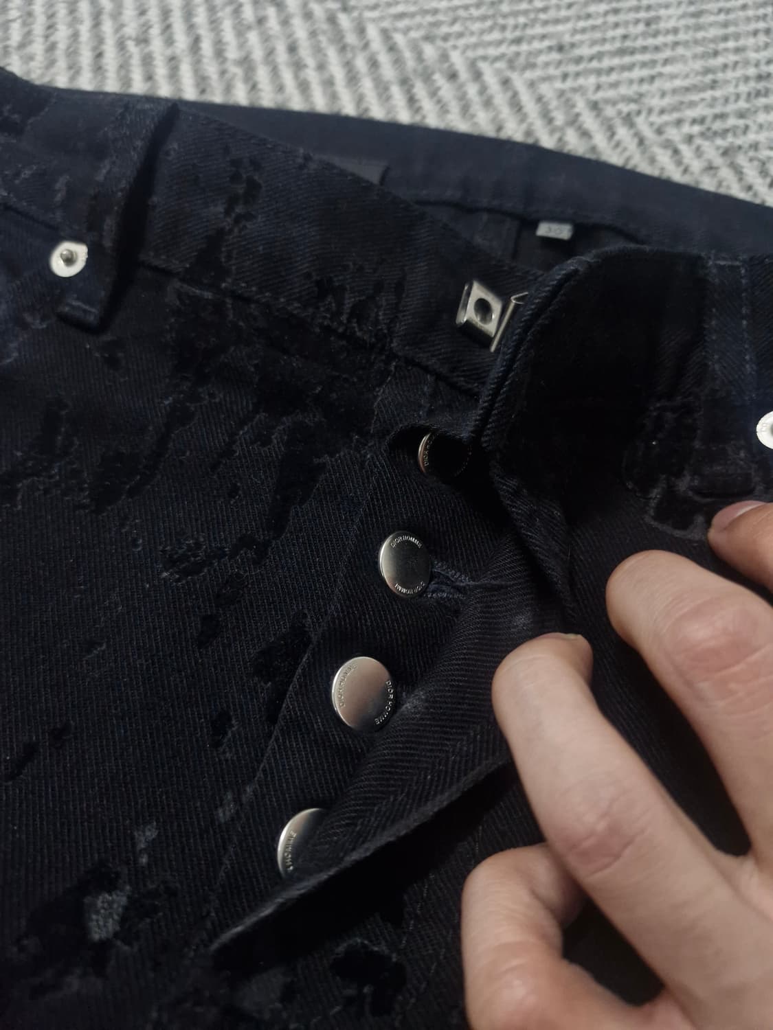 디올옴므 08 벨벳 코팅 진 30사이즈 상품이미지3