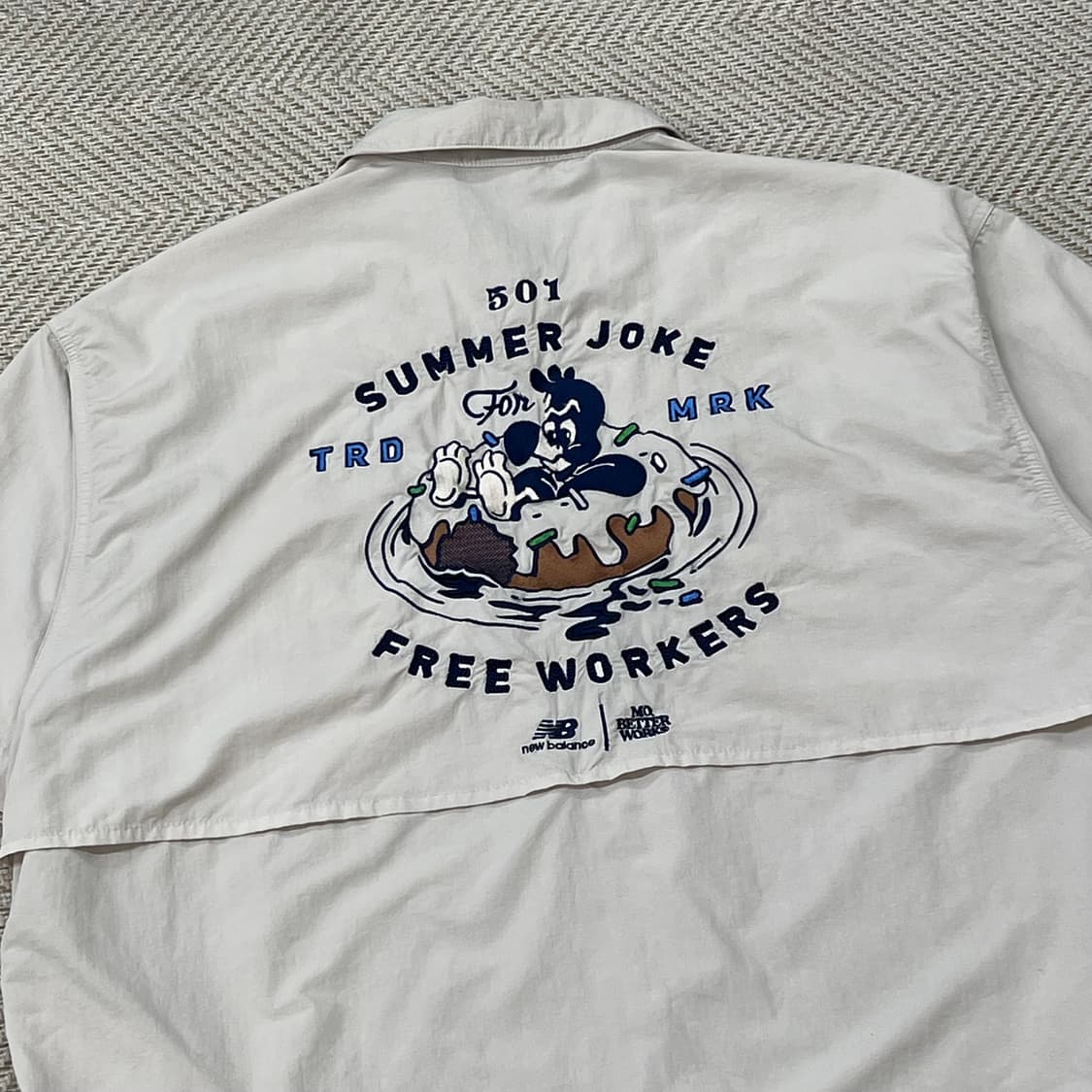 뉴발란스x모베러웍스 나일론셔츠 r3324 상품이미지5