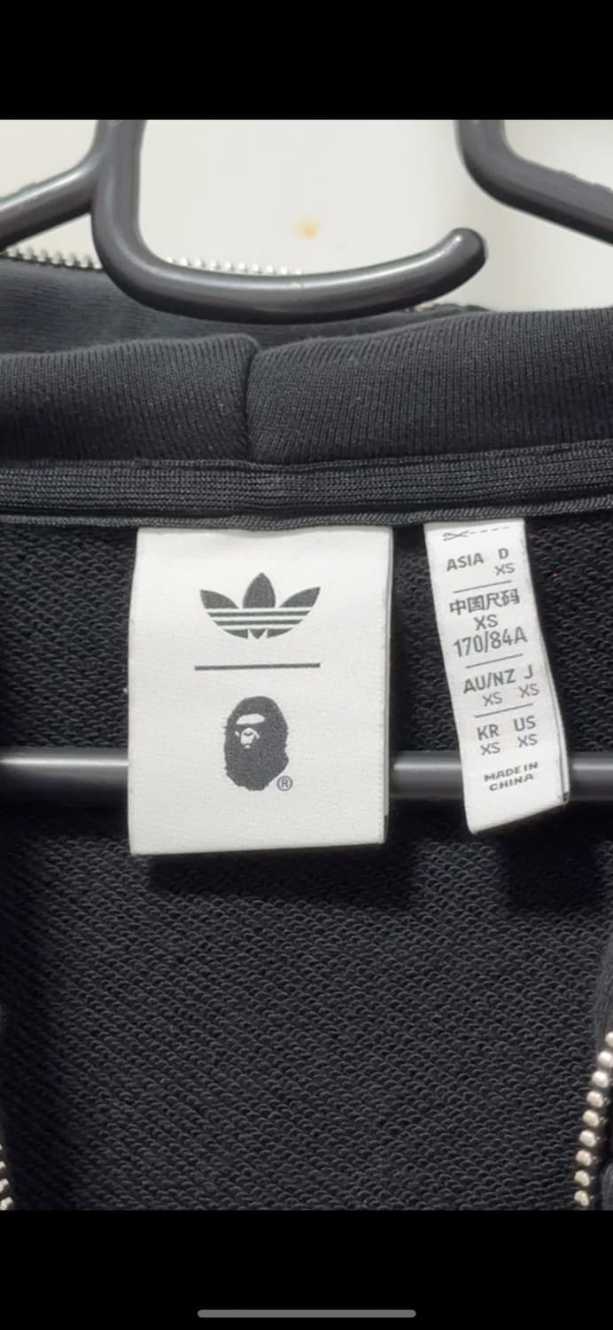 베이프 아디다스 후드집업 XS 상품이미지6