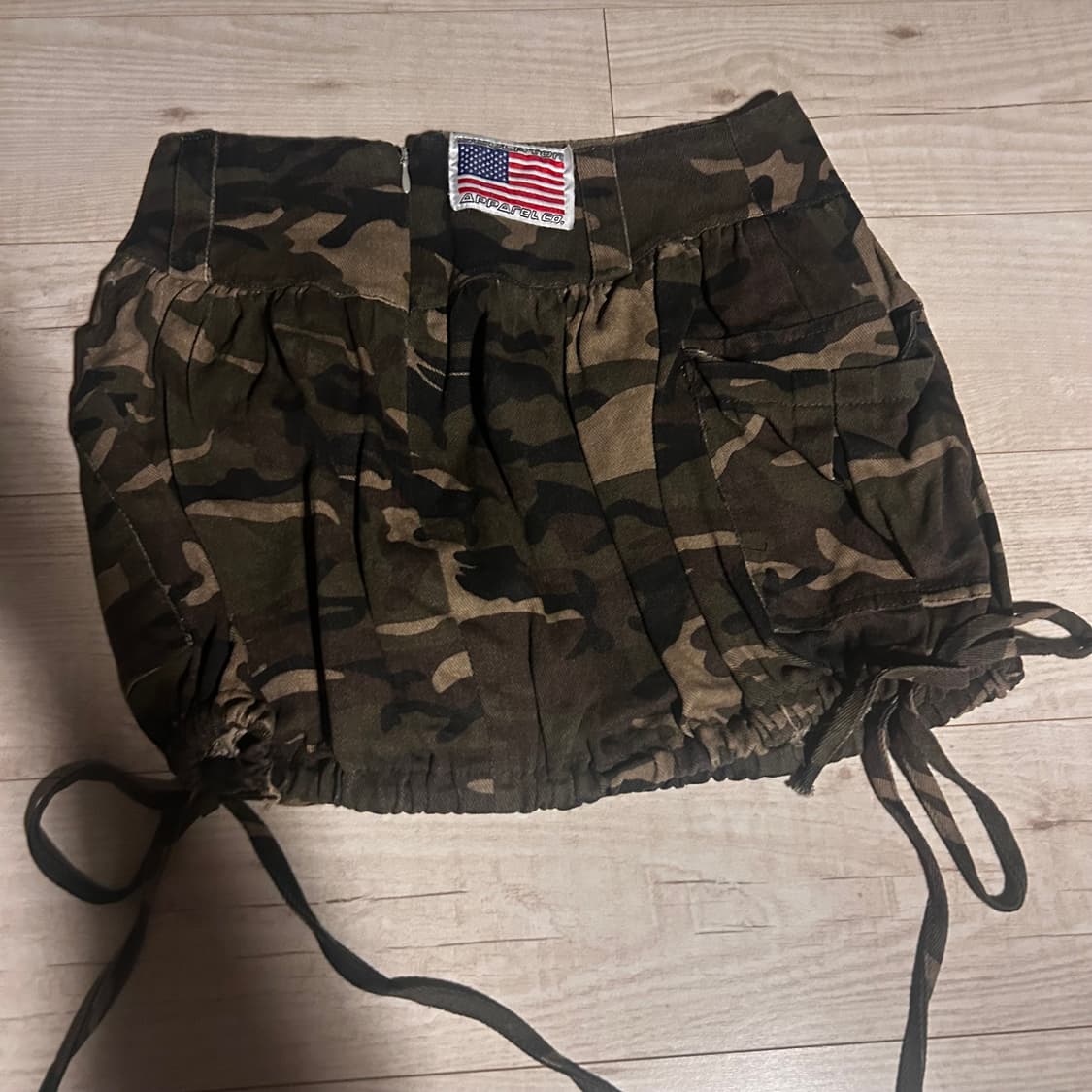 빈티지 밀리터리 미니스커트 상품이미지1