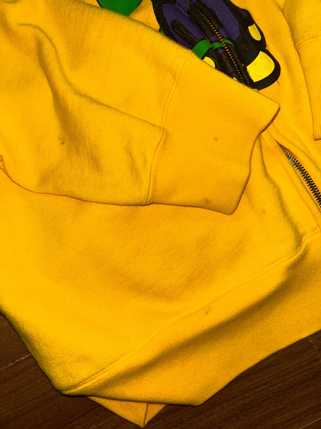 Bape X Kaws hooded zip up 상품이미지2