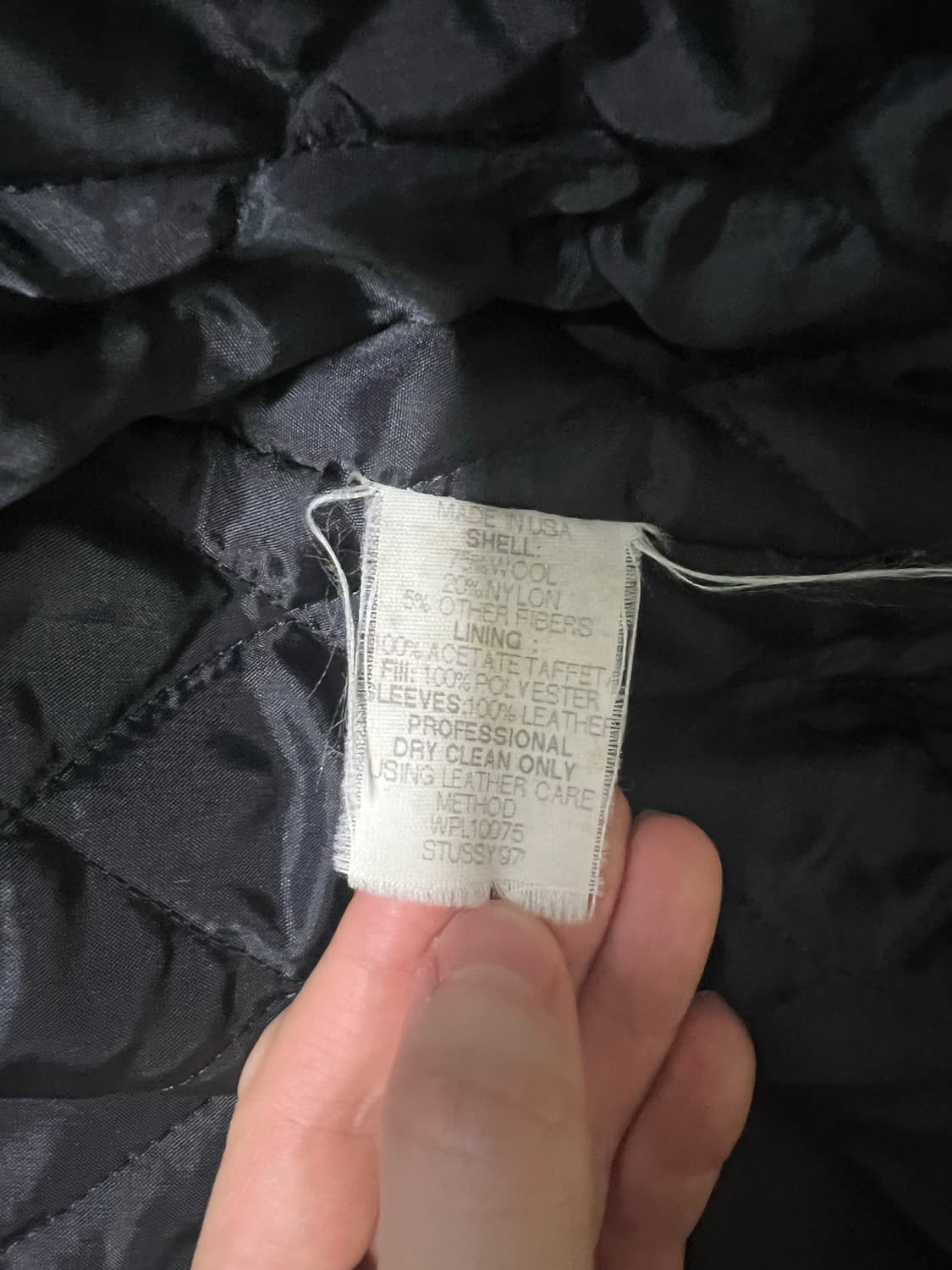 stussy big4 varsity jacket 상품이미지6