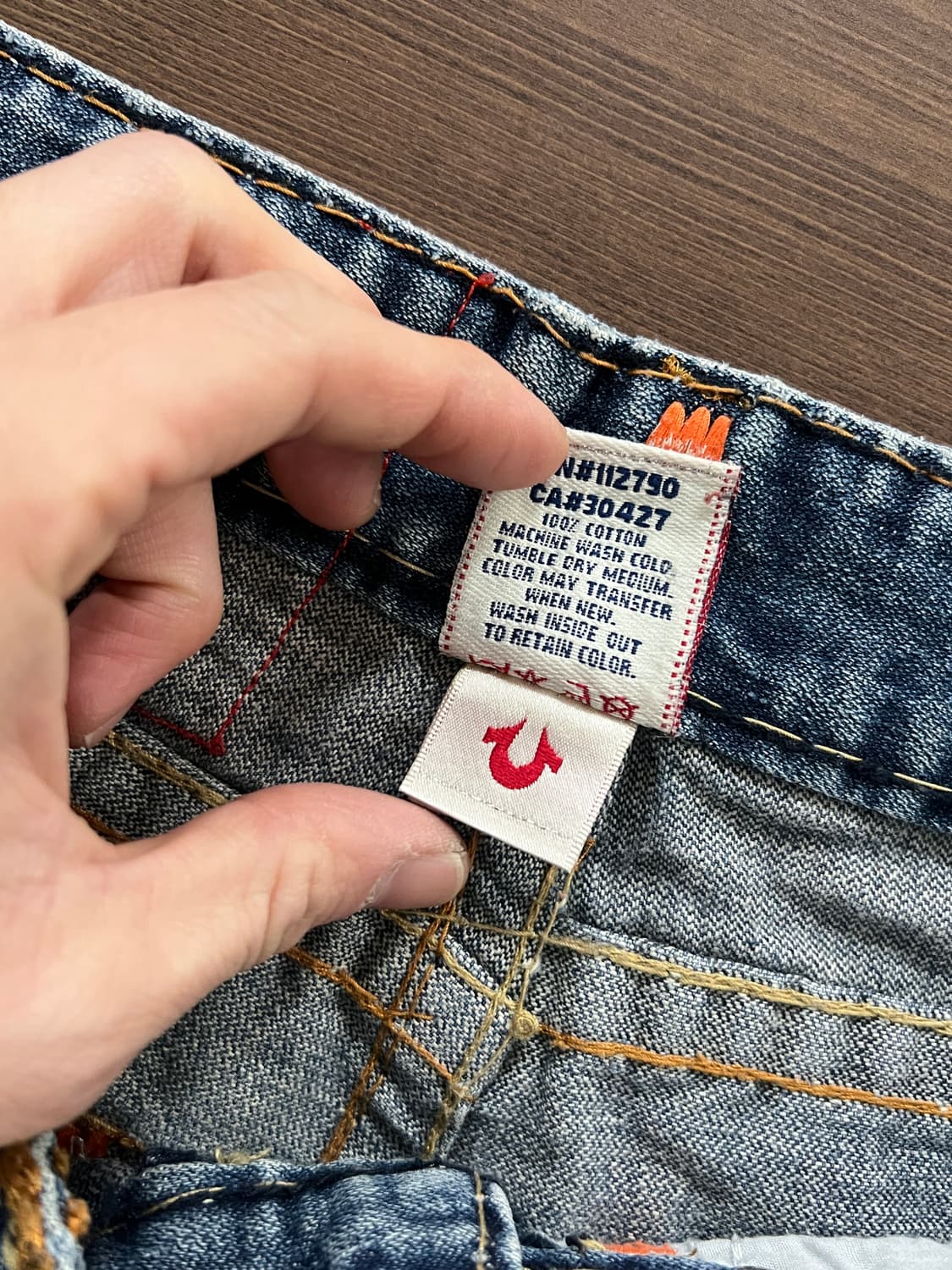 True Religion트루릴리전 조이 슈퍼 T 부츠컷 나팔핏 데님 팬츠 상품이미지7