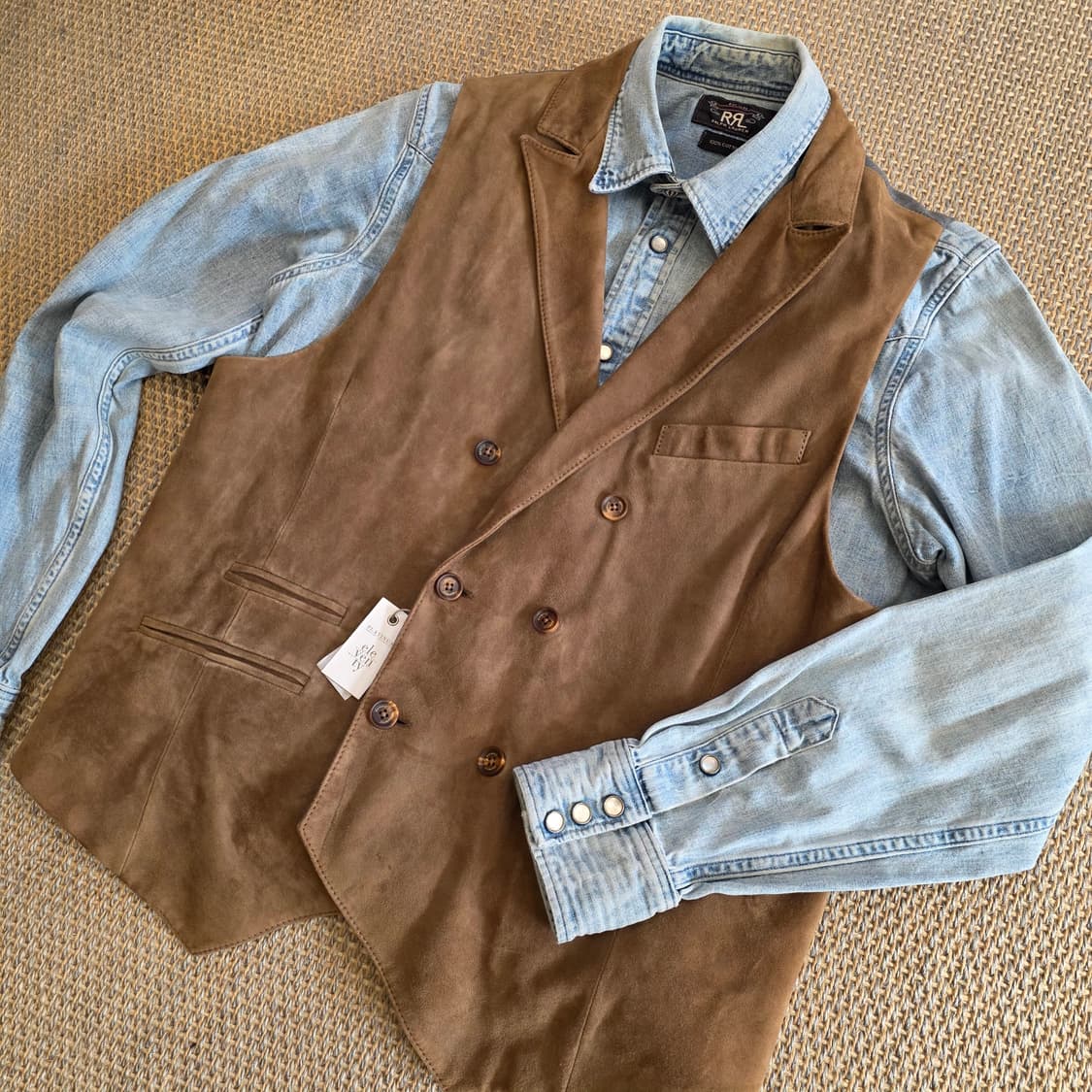 Eleventy 일레븐티 이탈리안 최고급 스웨이드 가죽 더블 웨이스트 코 상품이미지2