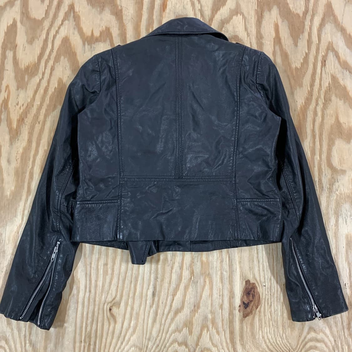 헬무트 랭 코팅 데님 바이커 자켓 상품이미지3