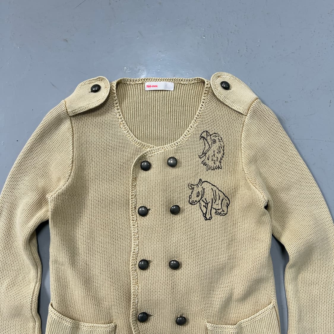 네넷 두들 더블 가디건  상품이미지2