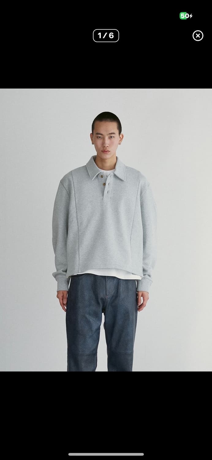 렉토 24fw 폴로 맨투맨 상품이미지1