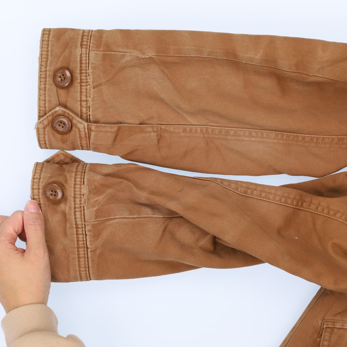 [95정도] 흄 HUM 야상 롱자켓  1204HR1 상품이미지5