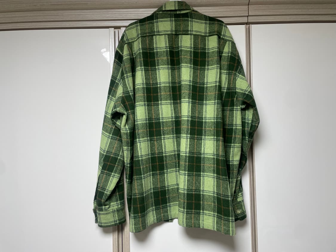 [S] 빈티지 80-90s stussy 스투시 울 플란넬 셔츠 상품이미지2