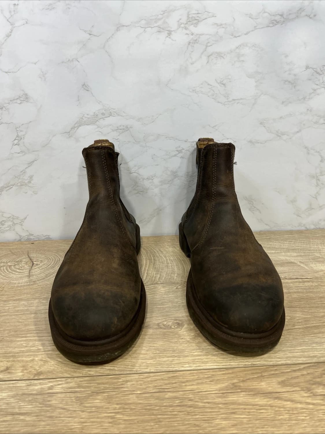 닥터마틴 2976 크레이지 홀스 브라운 레더 첼시 부츠 270mm 상품이미지5