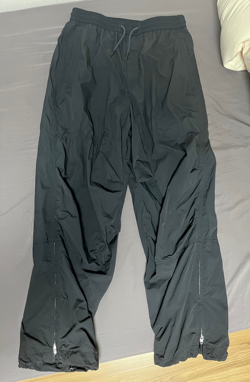 준지 나일론 루즈핏 팬츠 44 다크그레이 상품이미지2