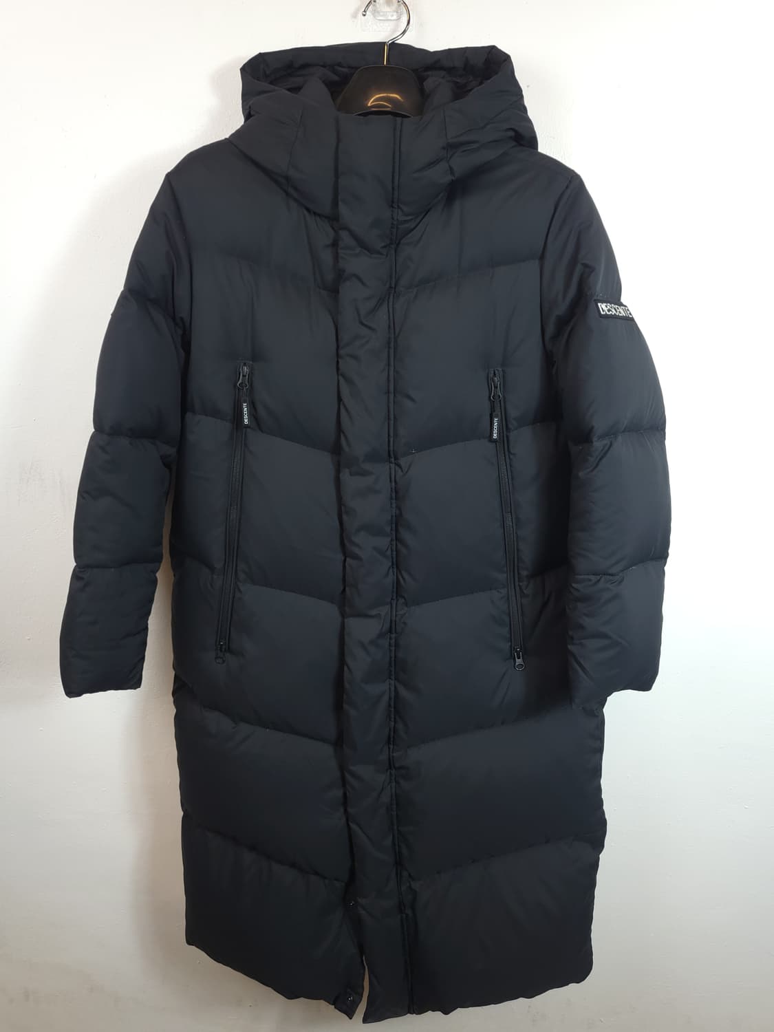 데상트 롱구스패딩 블랙 95 M 상품이미지10