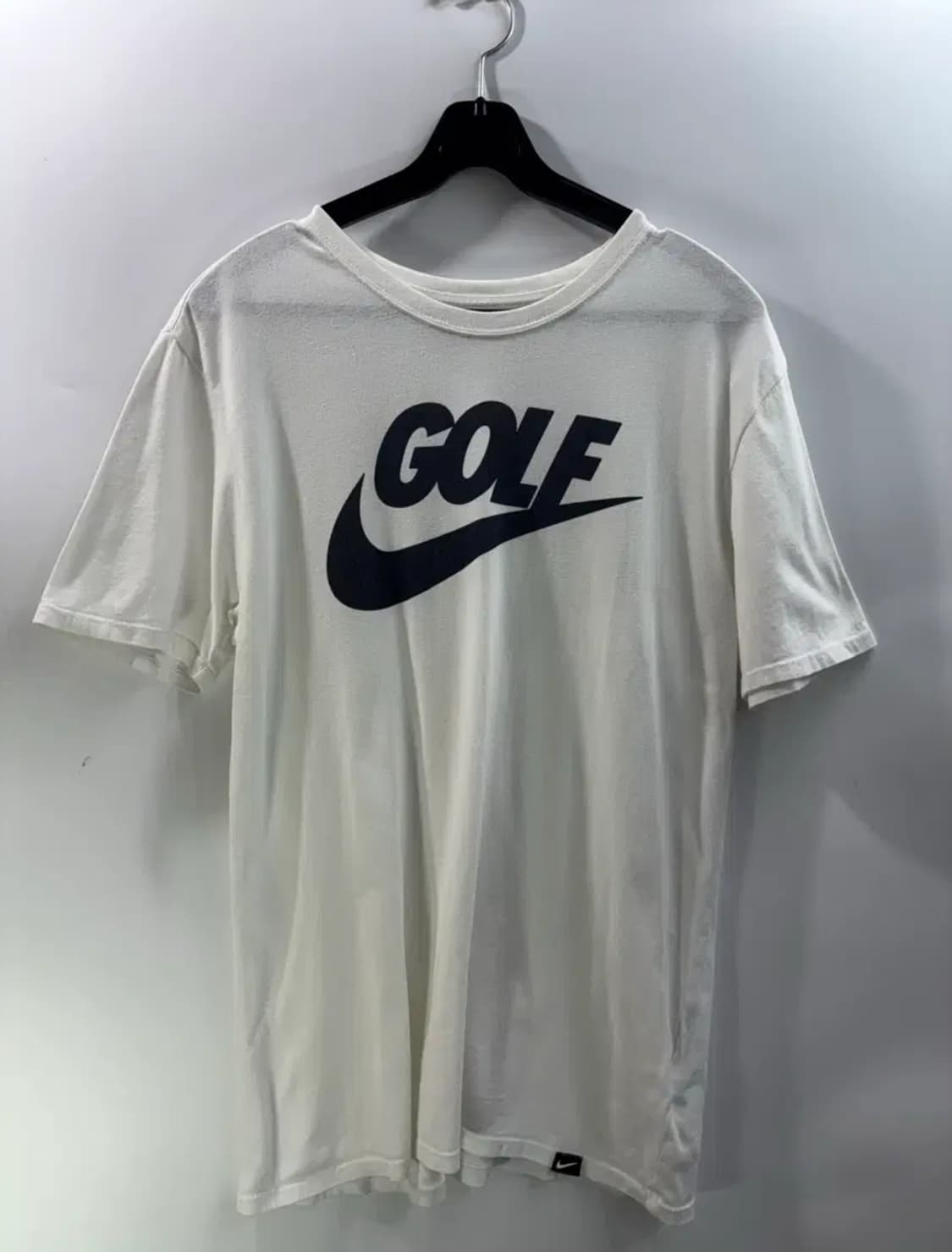 L) 나이키 골프 화이트 GOLF 빅로고 반팔 티셔츠 모던핏 2.0 상품이미지1