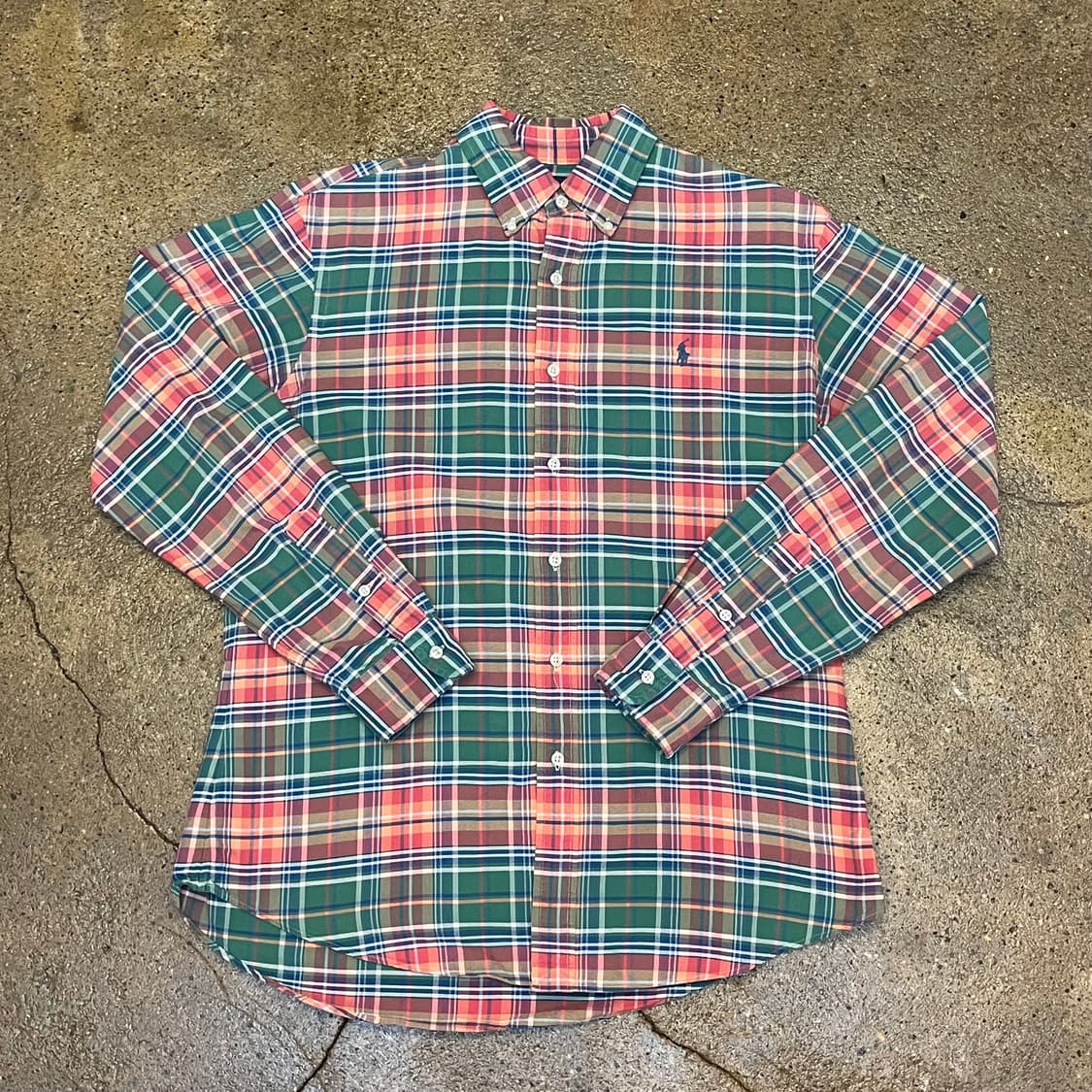 미국 빈티지 폴로 랄프로렌 체크셔츠 남방 상품이미지2