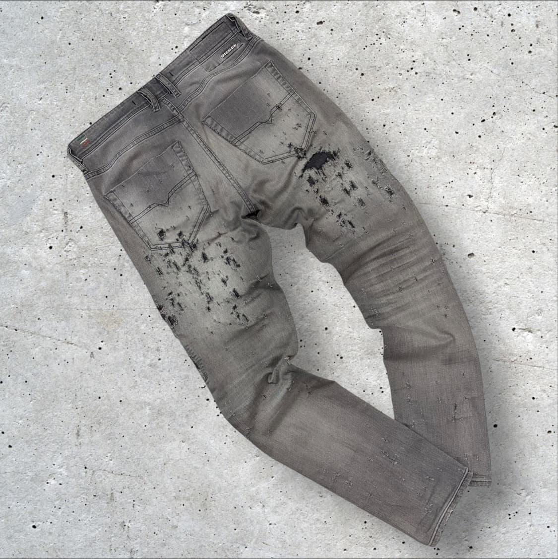 [29] 디젤 DNA 데미지 워싱 청바지 데님팬츠 그레이 C324 상품이미지2