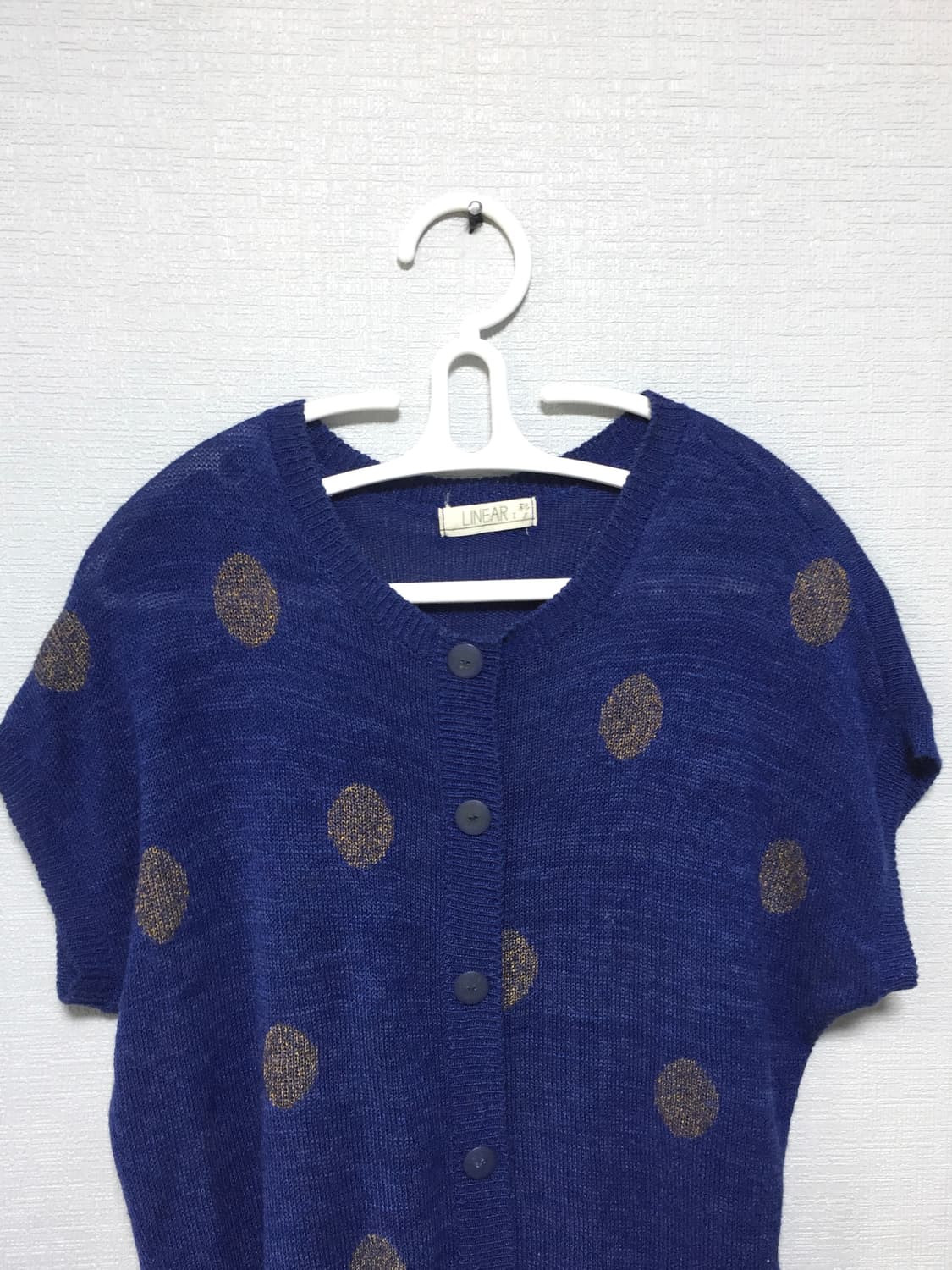 Japanese vintage dot knit top 상품이미지8