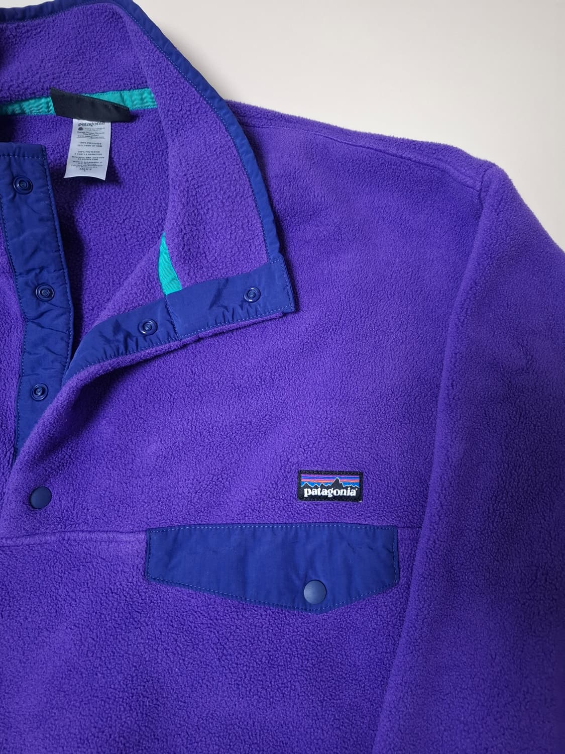 L 파타고니아 신칠라 퍼플 블루 플리스 풀오버 잉크 상품이미지2