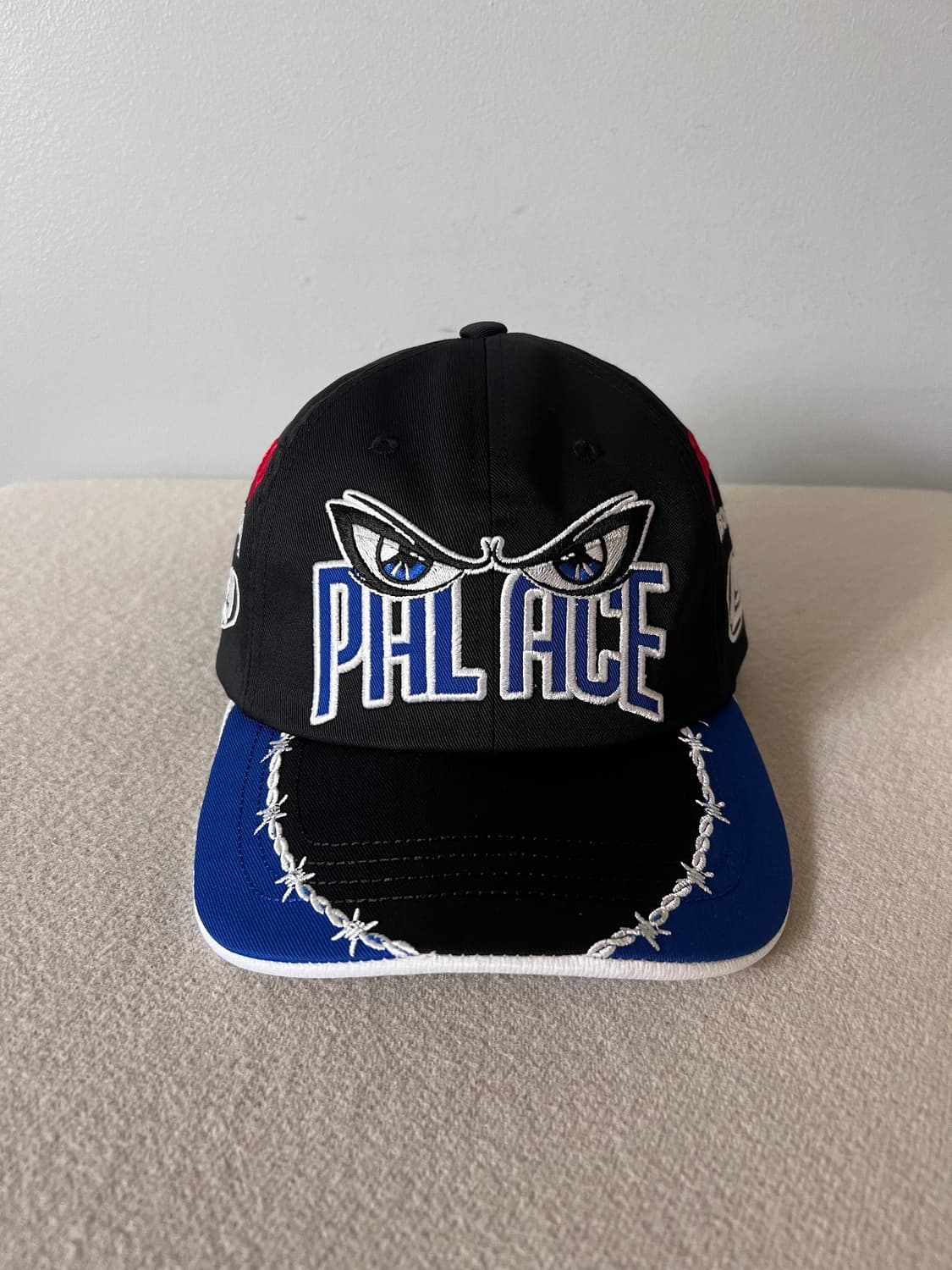 23SS 팔라스 아이즈 로고 6패널 캡 블랙블루 상품이미지1