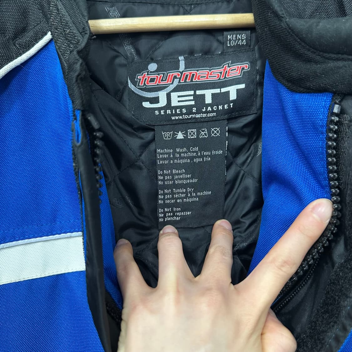 코미네 매쉬 바이커 자켓 상품이미지3