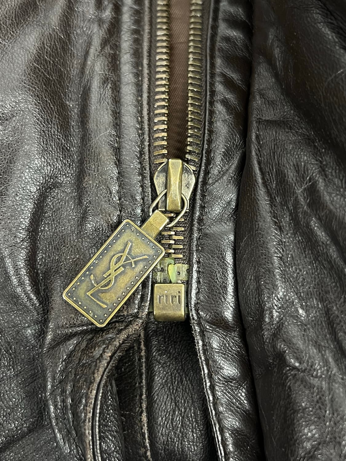 90s YSL lambskin half jacket 상품이미지9