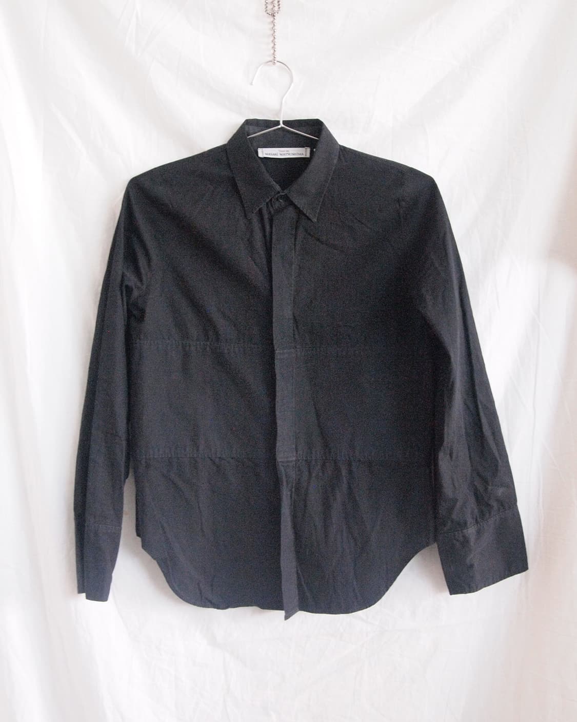 masaki matsushima 패널라이즈 블랙 셔츠 상품이미지3