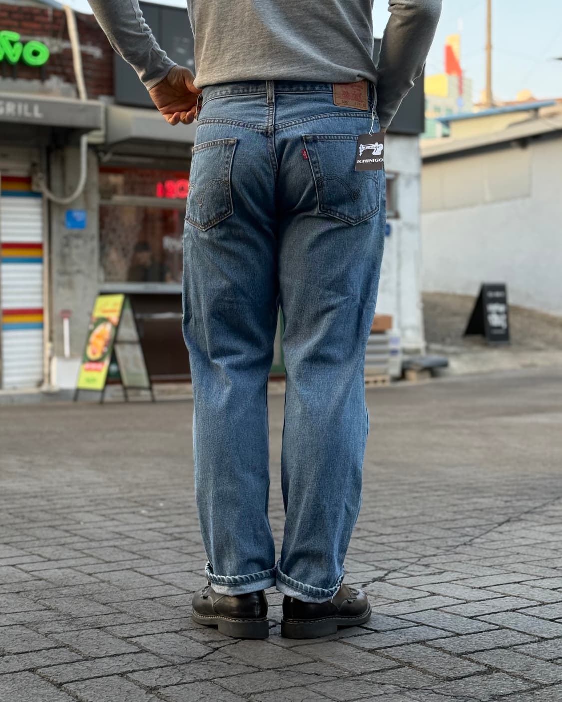 00‘s 리바이스 505 레귤러핏 데님 팬츠 34 상품이미지9