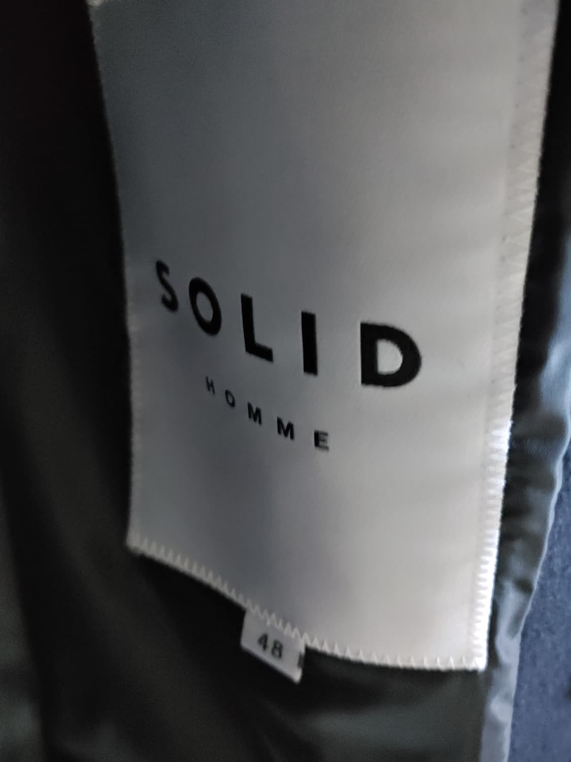 솔리드옴므 21fw 피크드 라펠 코트 팝니다 상품이미지4