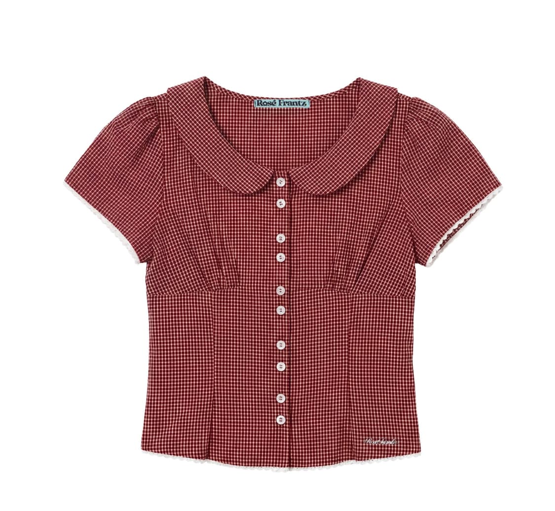 로제프란츠 Round Collar Short Sleeve Blouse 상품이미지1