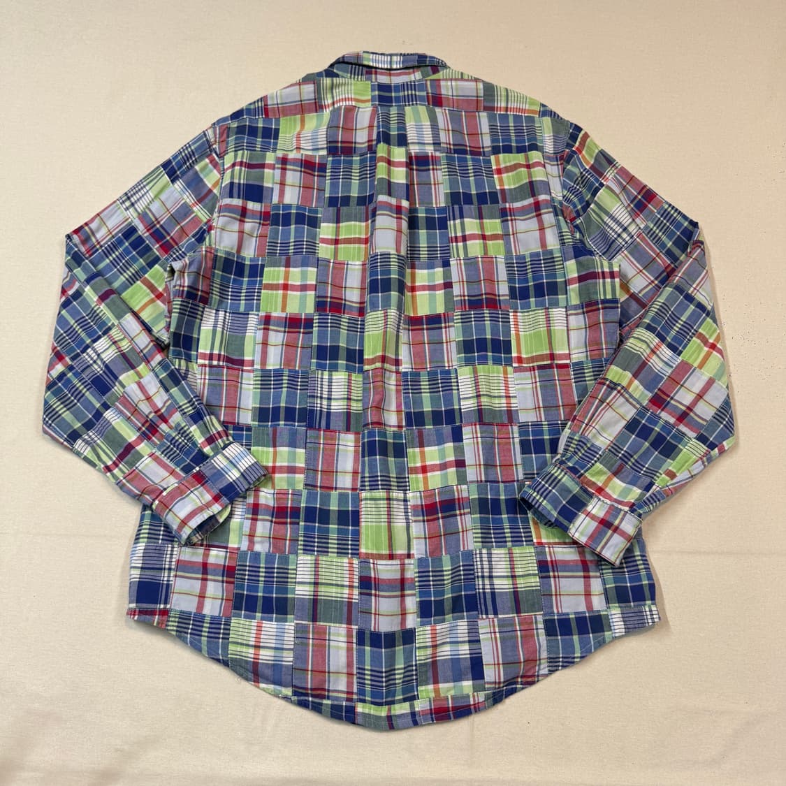 L) 브룩스 브라더스 리젠트핏 멀티 컬러 패치워크 셔츠 상품이미지4