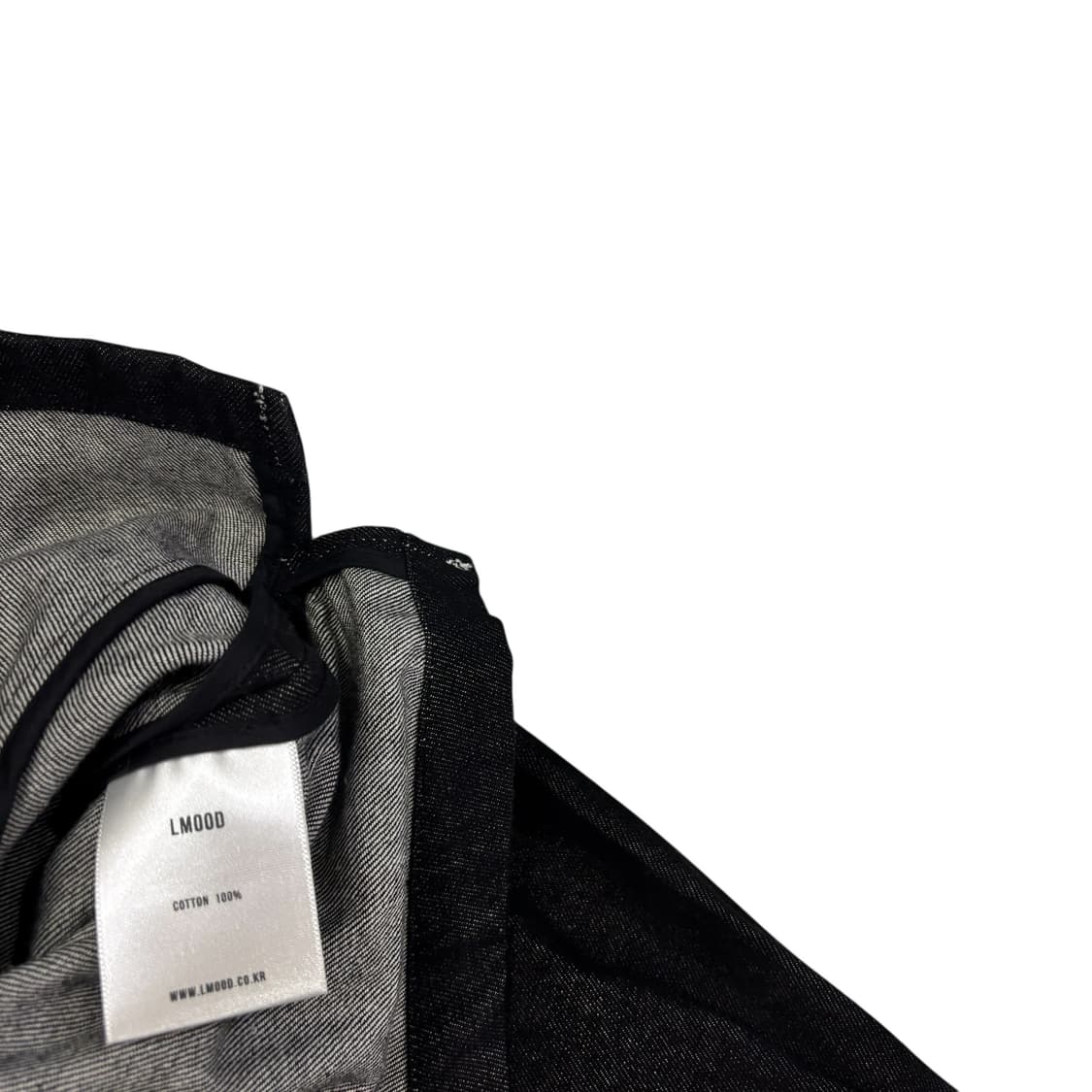 엘무드 콘트라스트 스티치 데님 자켓 상품이미지4