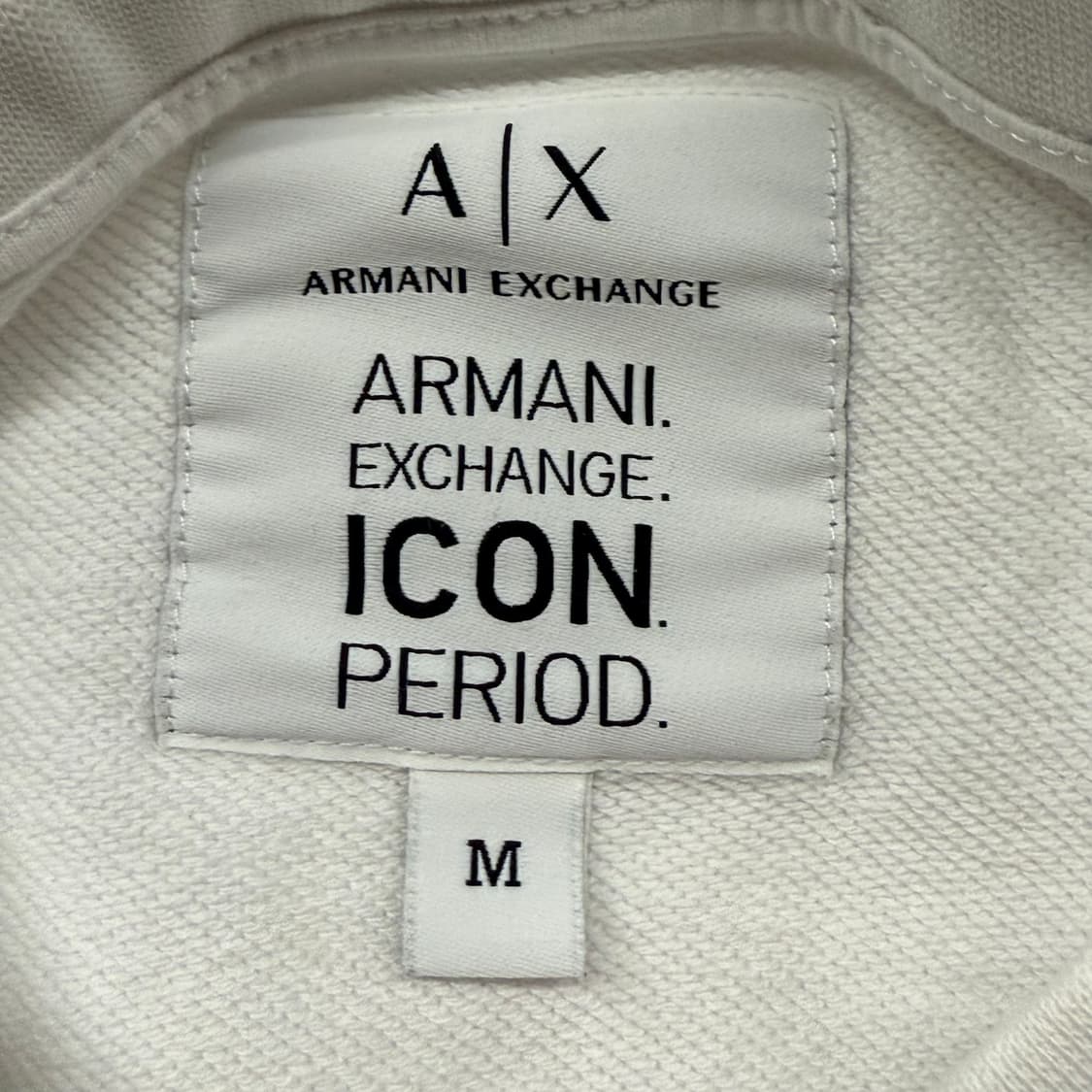 [정품/M] 아르마니 익스체인지 흰색 맨투맨 티셔츠 b15 상품이미지5