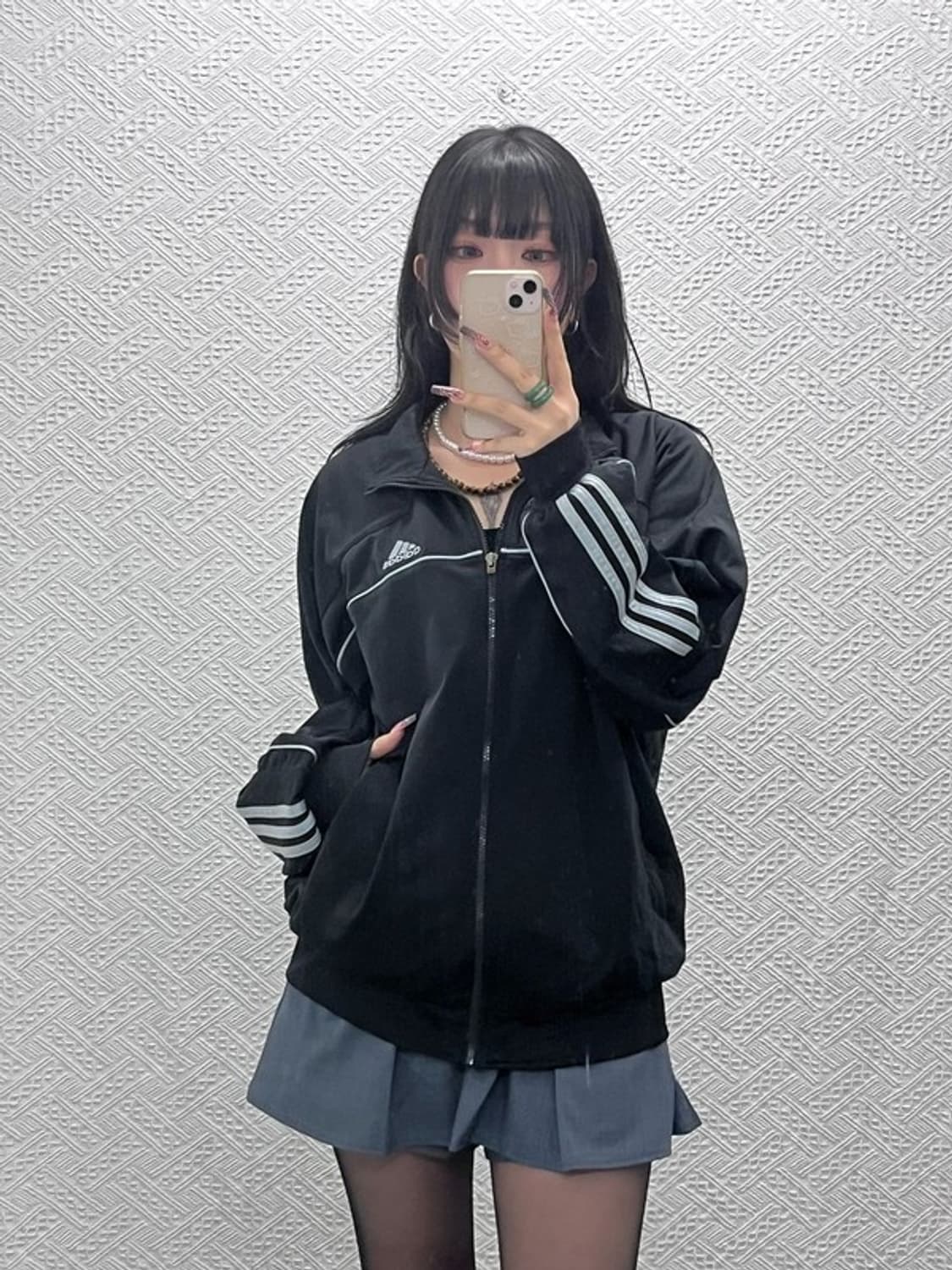 아디다스 올드스쿨 빈티지 스트릿 펑크 져지 집업 L C11716 상품이미지2
