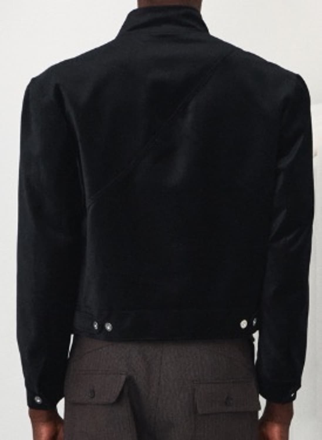 Waviness 웨이비니스 더블 집 벨벳 자켓 상품이미지3