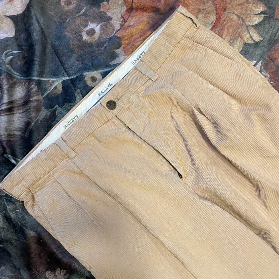 헤지스 빈티지 베이지 코듀로이팬츠 92 상품이미지2