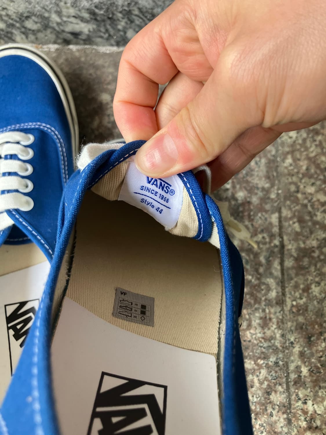 반스 애너하임 어센틱 블루 265 스타일44 상품이미지3