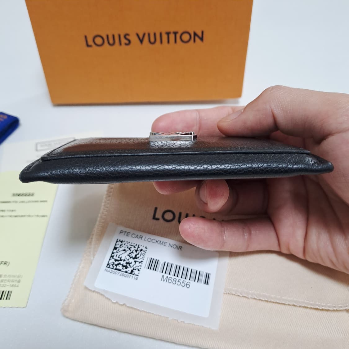 [100%/정품] 루이비통 락미 카드지갑 블랙 풀박스, 루이비통지갑 상품이미지9