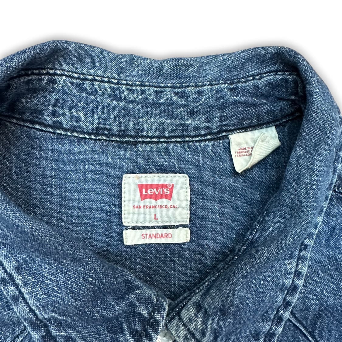 리바이스 웨스턴 데님 셔츠 상품이미지5