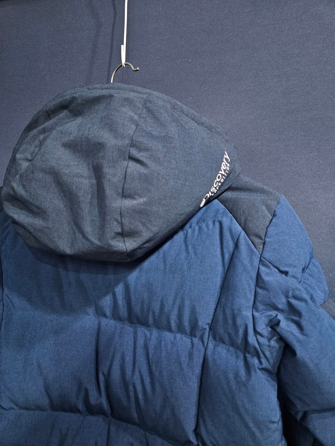 디스커버리 다크블루 남성 95 구스다운 패딩  상품이미지9