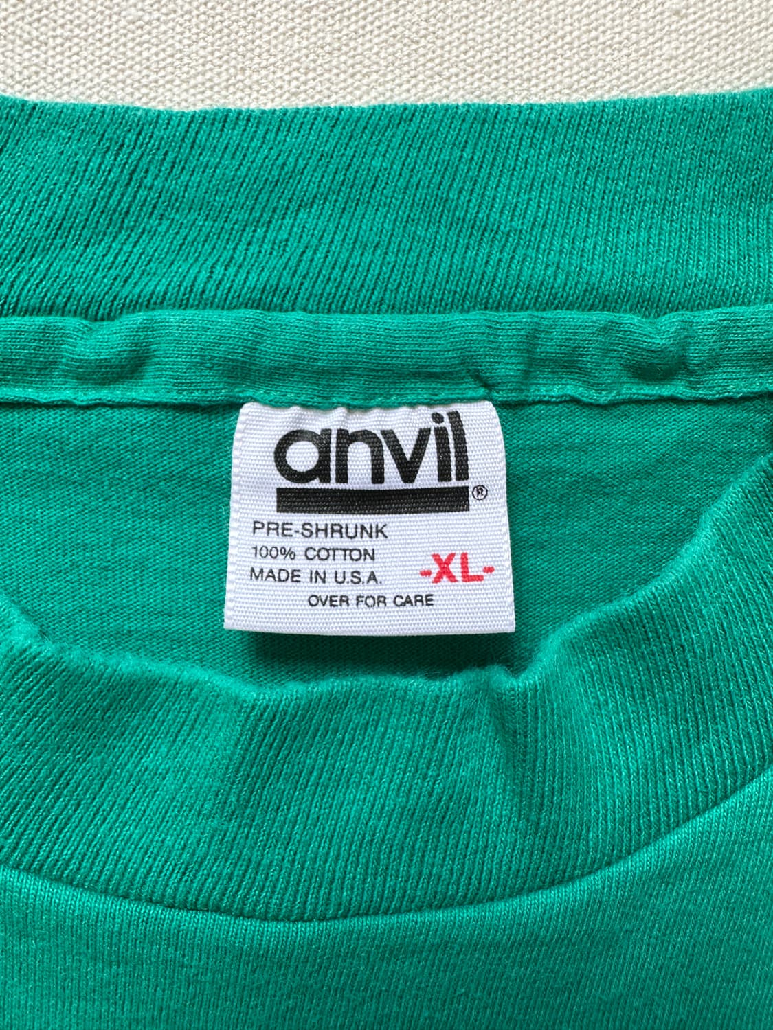 Anvil 90s USA 트로피컬 그린 파라다이스 그래픽 티셔츠 XL 상품이미지8
